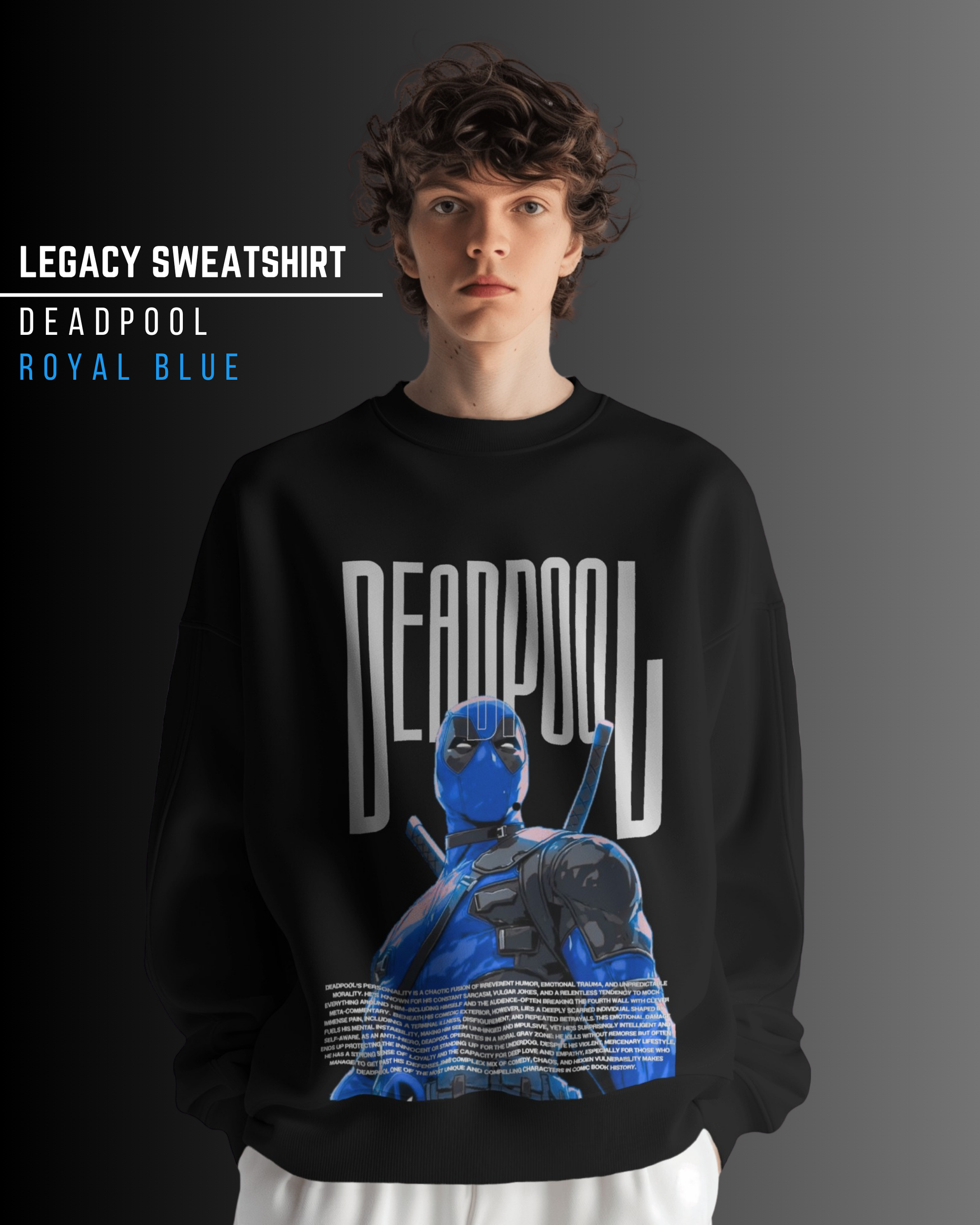 DEADPOOL Legacy - royal blue