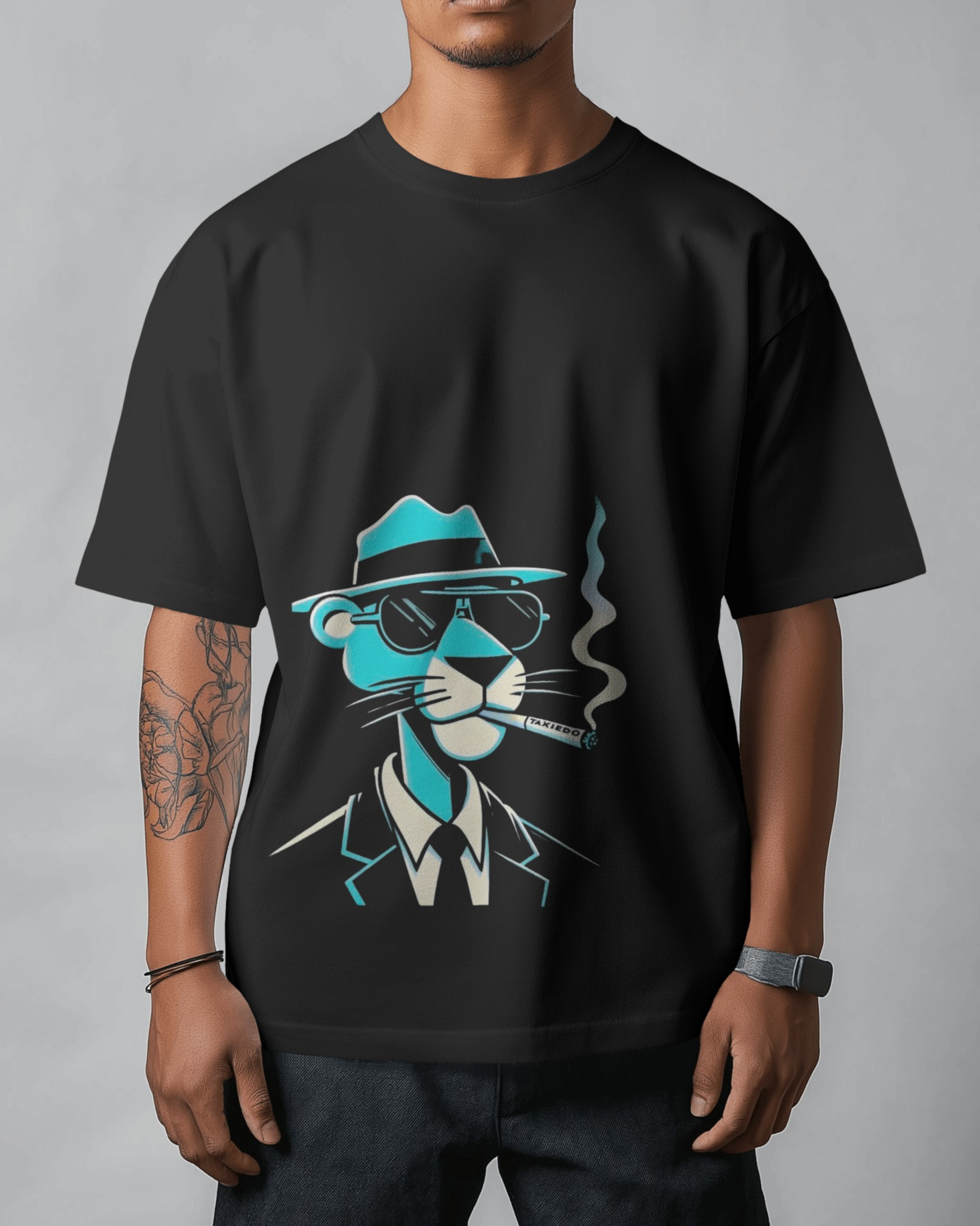 retro panther tee