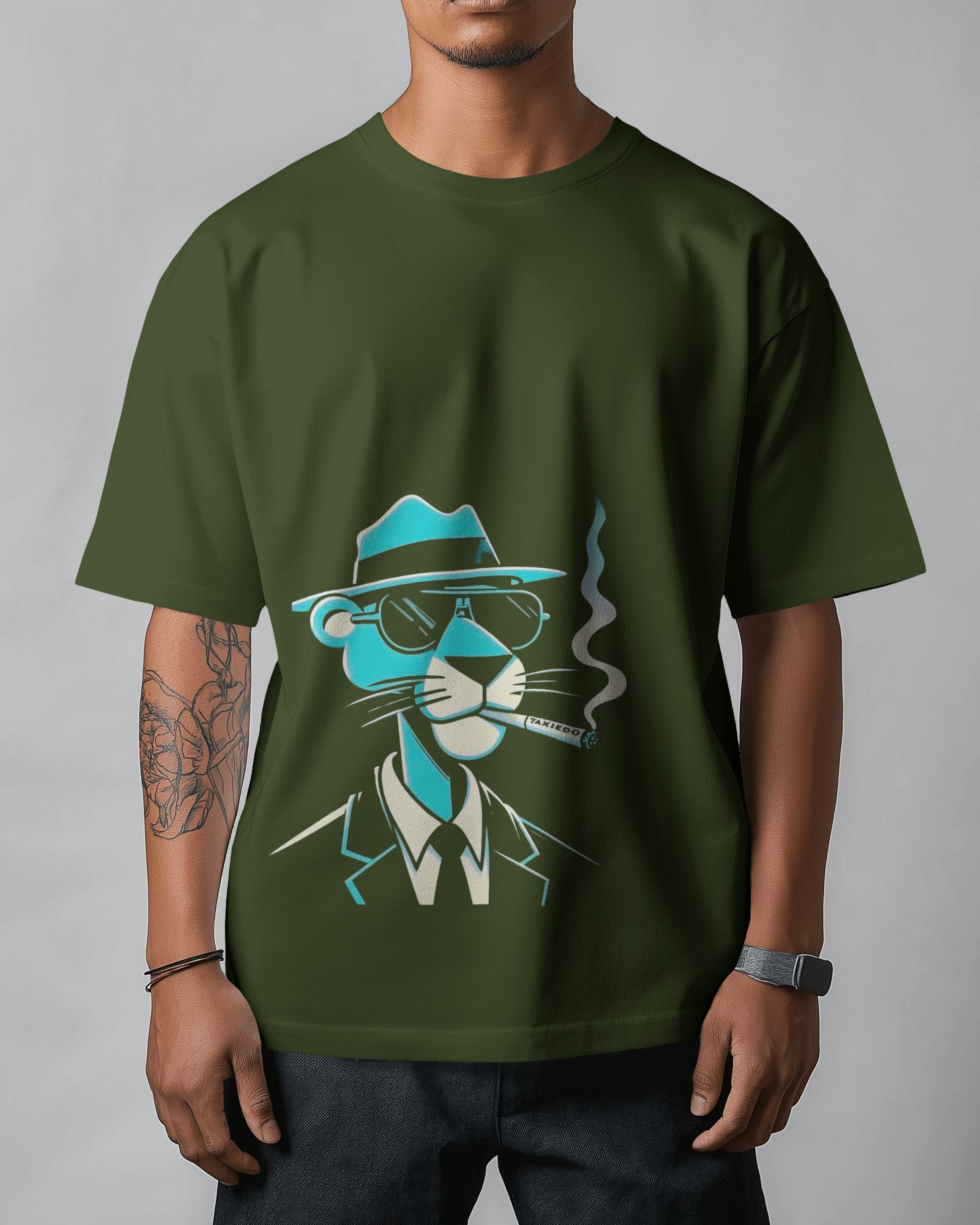 retro panther tee