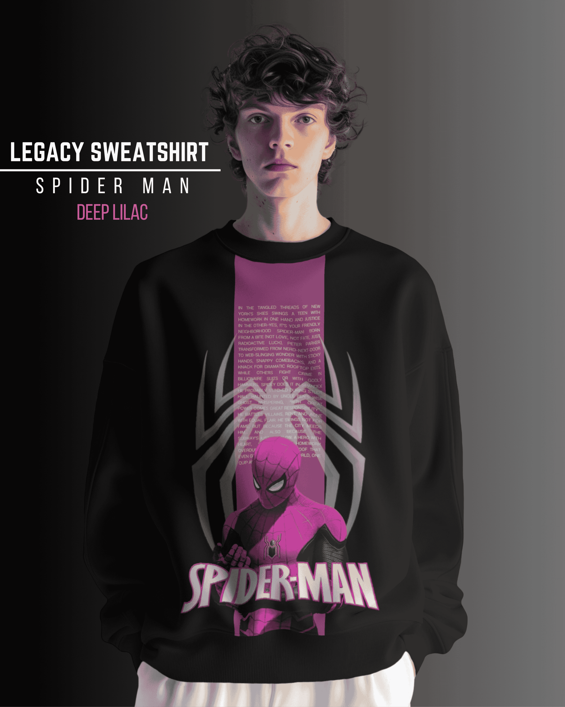 Spiderman legacy - Deep lilac