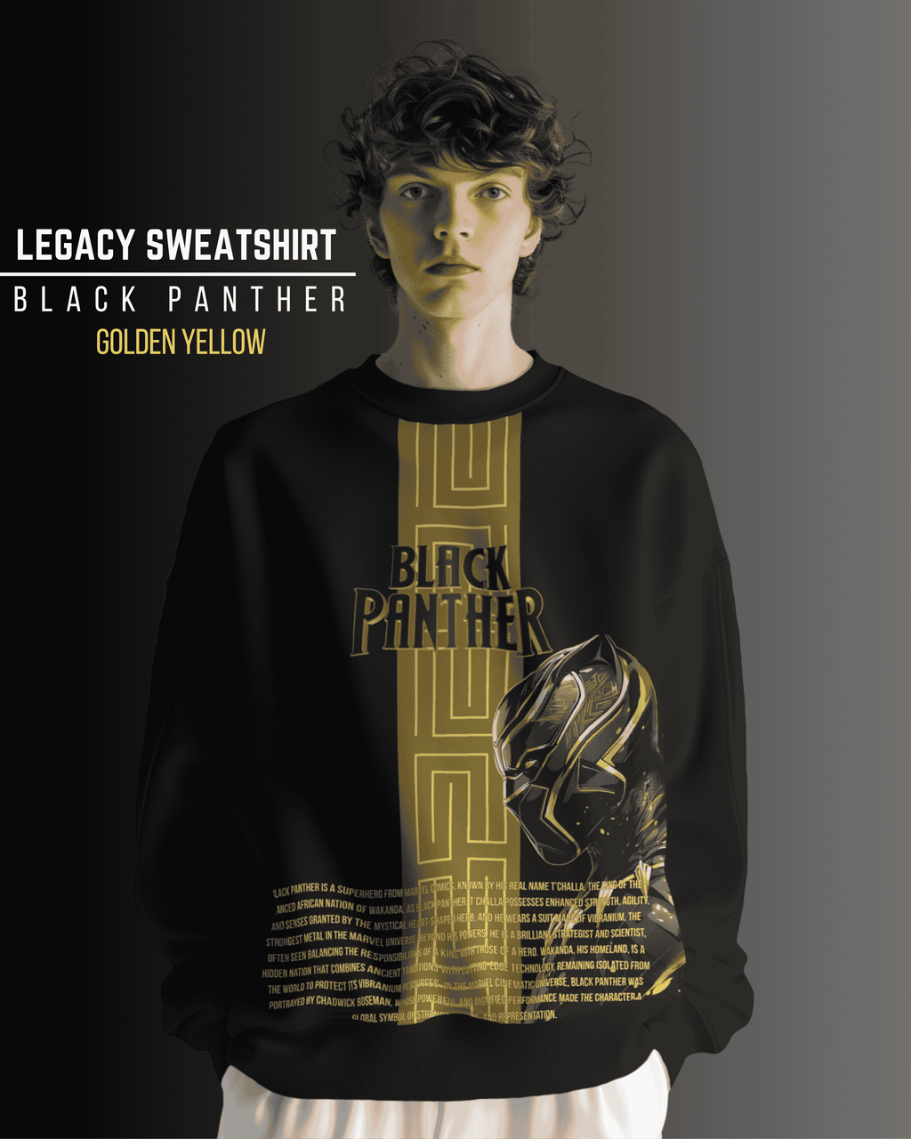 Black panther Legacy - golden yellow