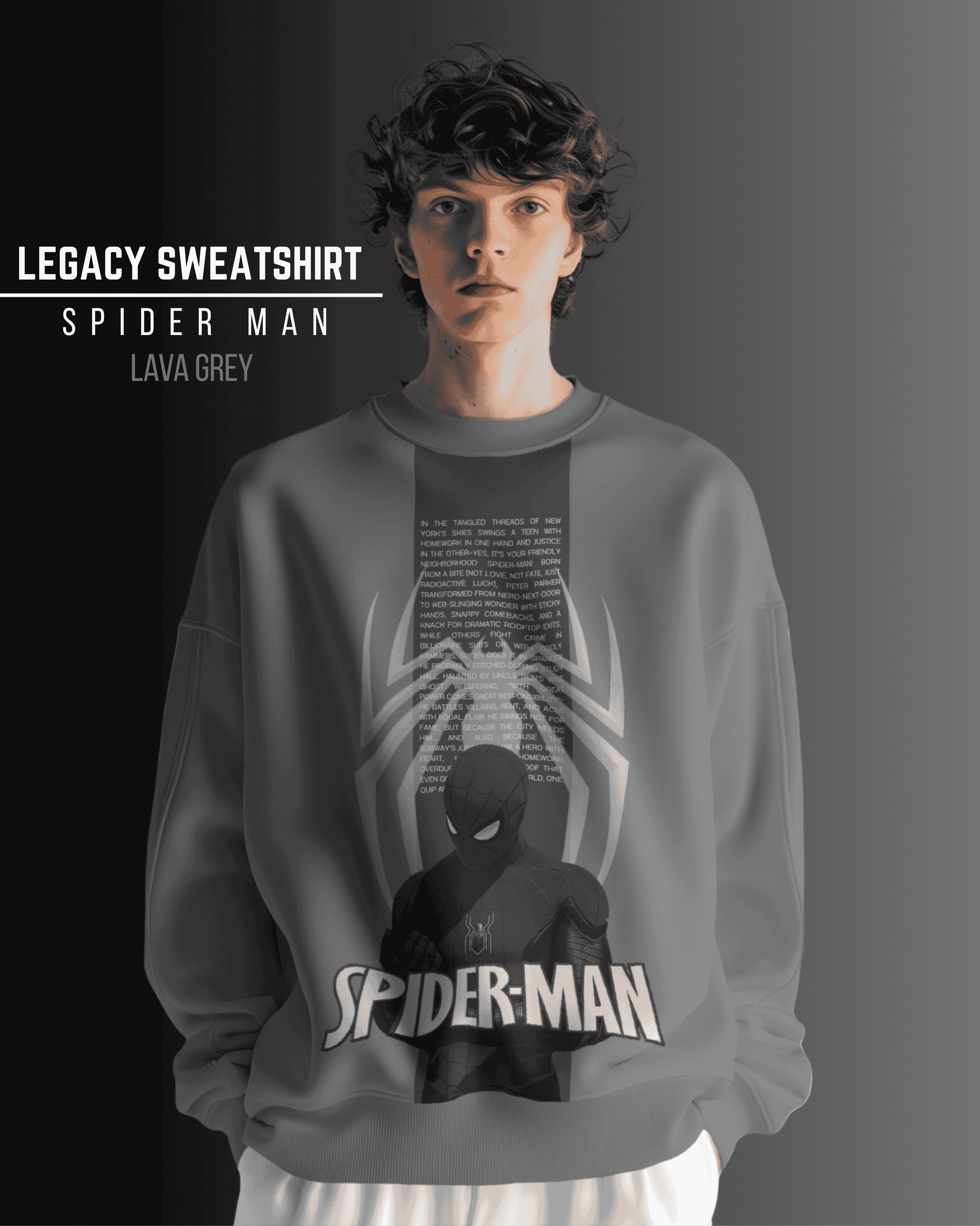Spiderman legacy - lava grey