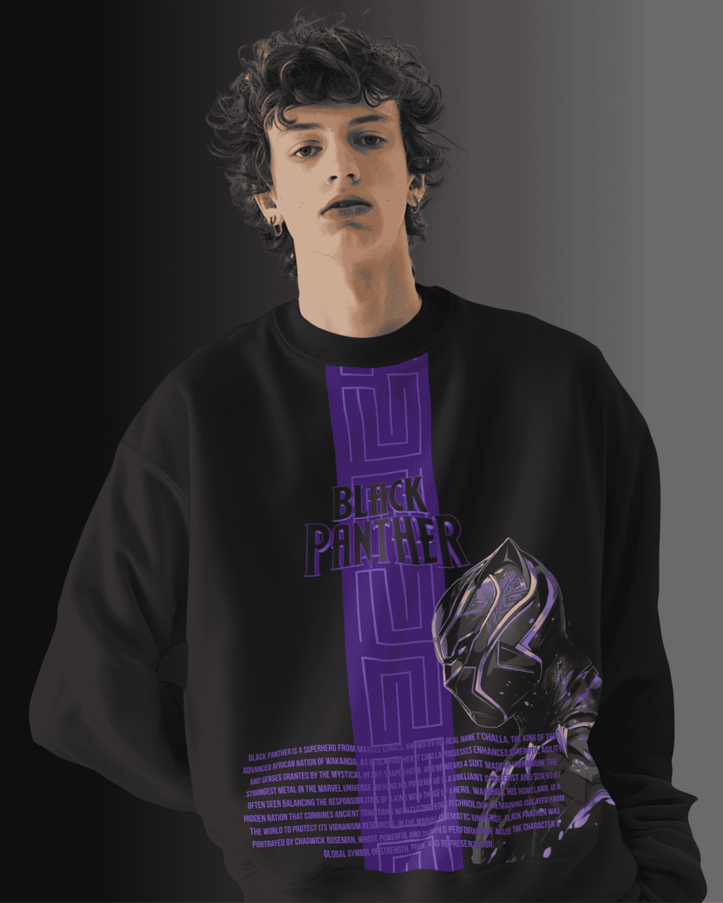 Black panther Legacy - purplish blue