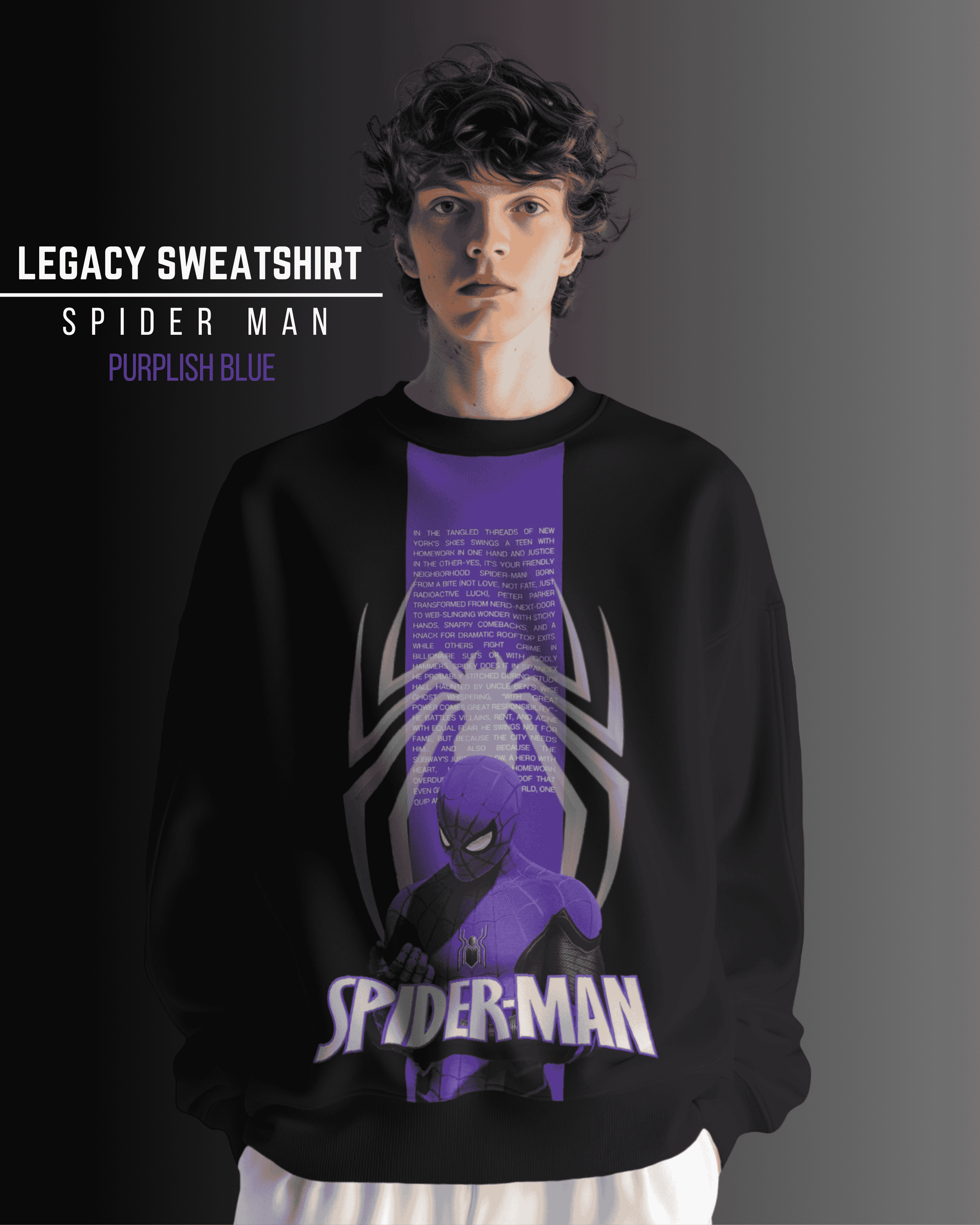 Spiderman legacy - Purplish blue