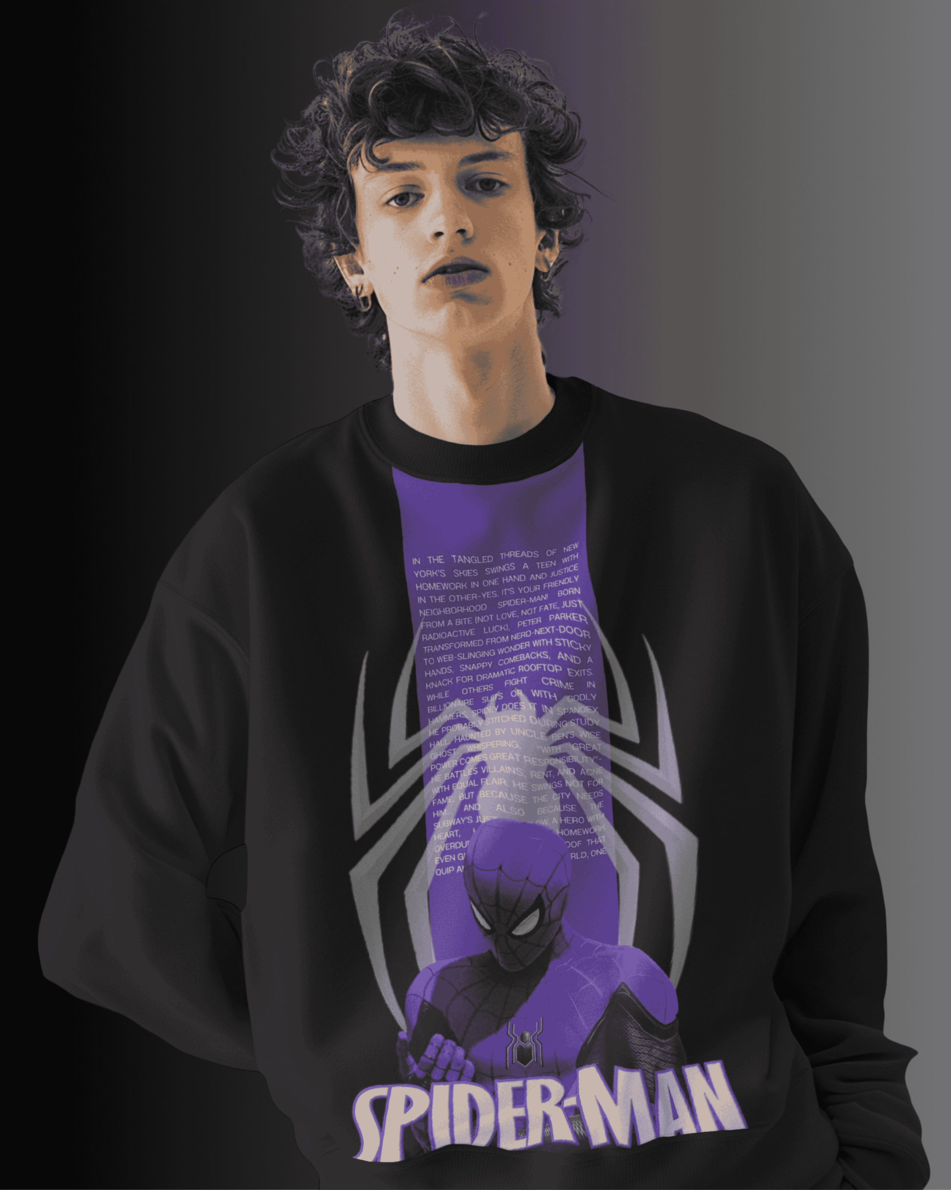 Spiderman legacy - Purplish blue