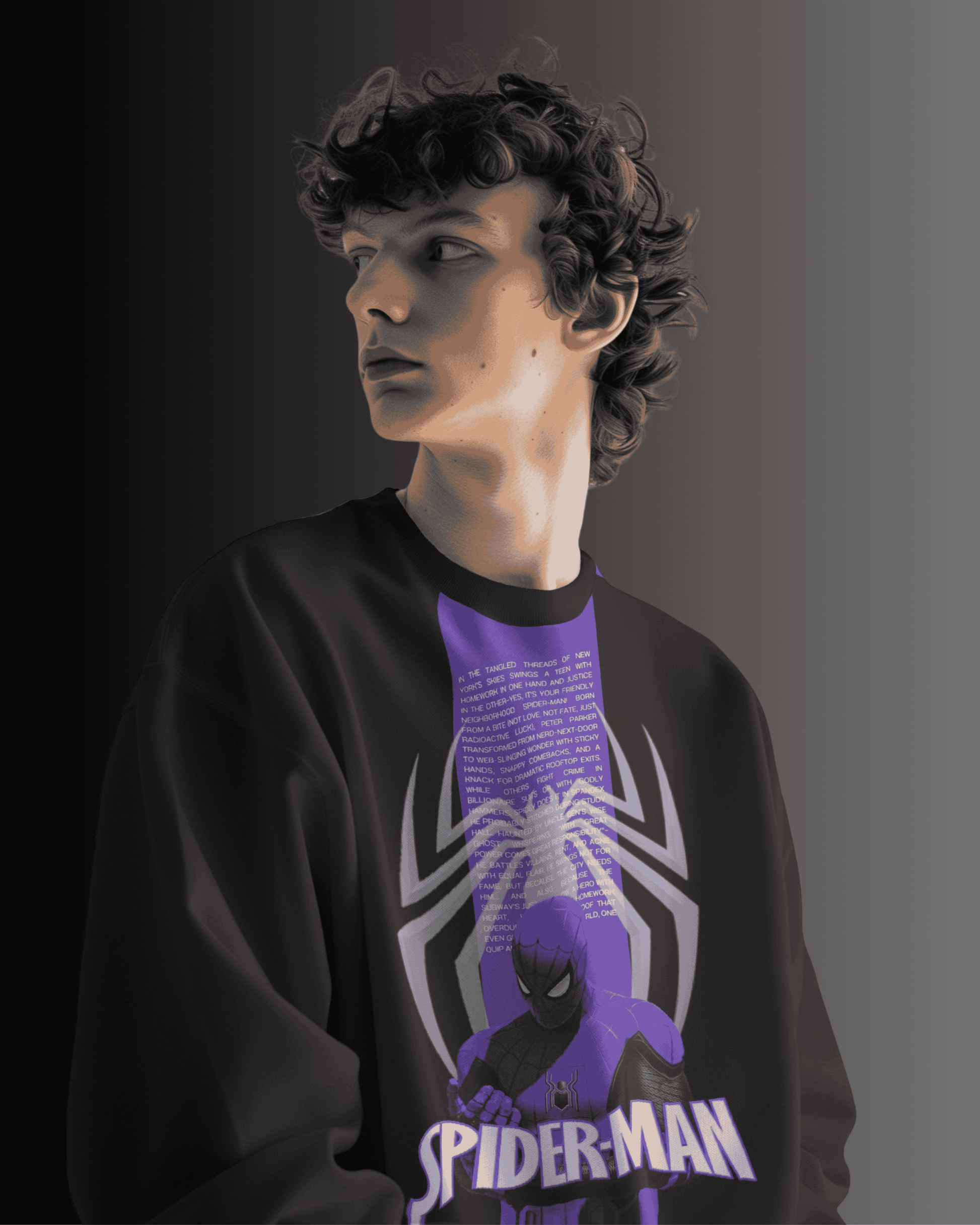 Spiderman legacy - Purplish blue