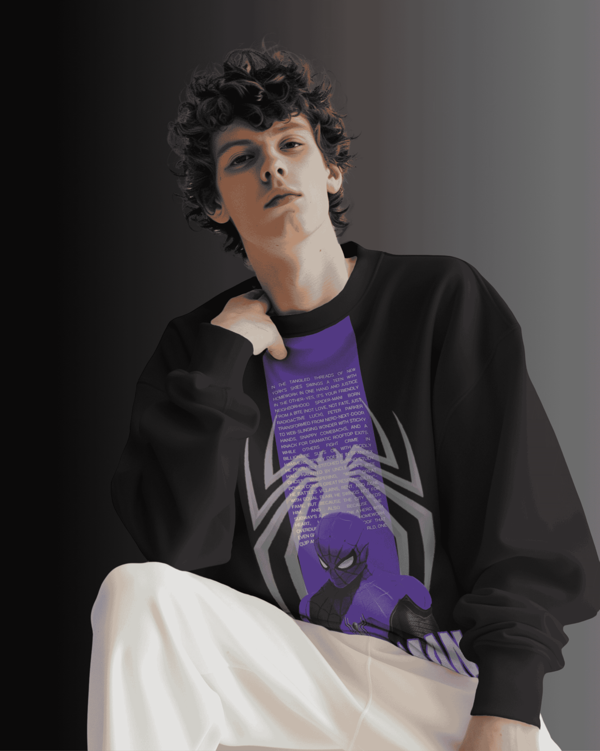 Spiderman legacy - Purplish blue