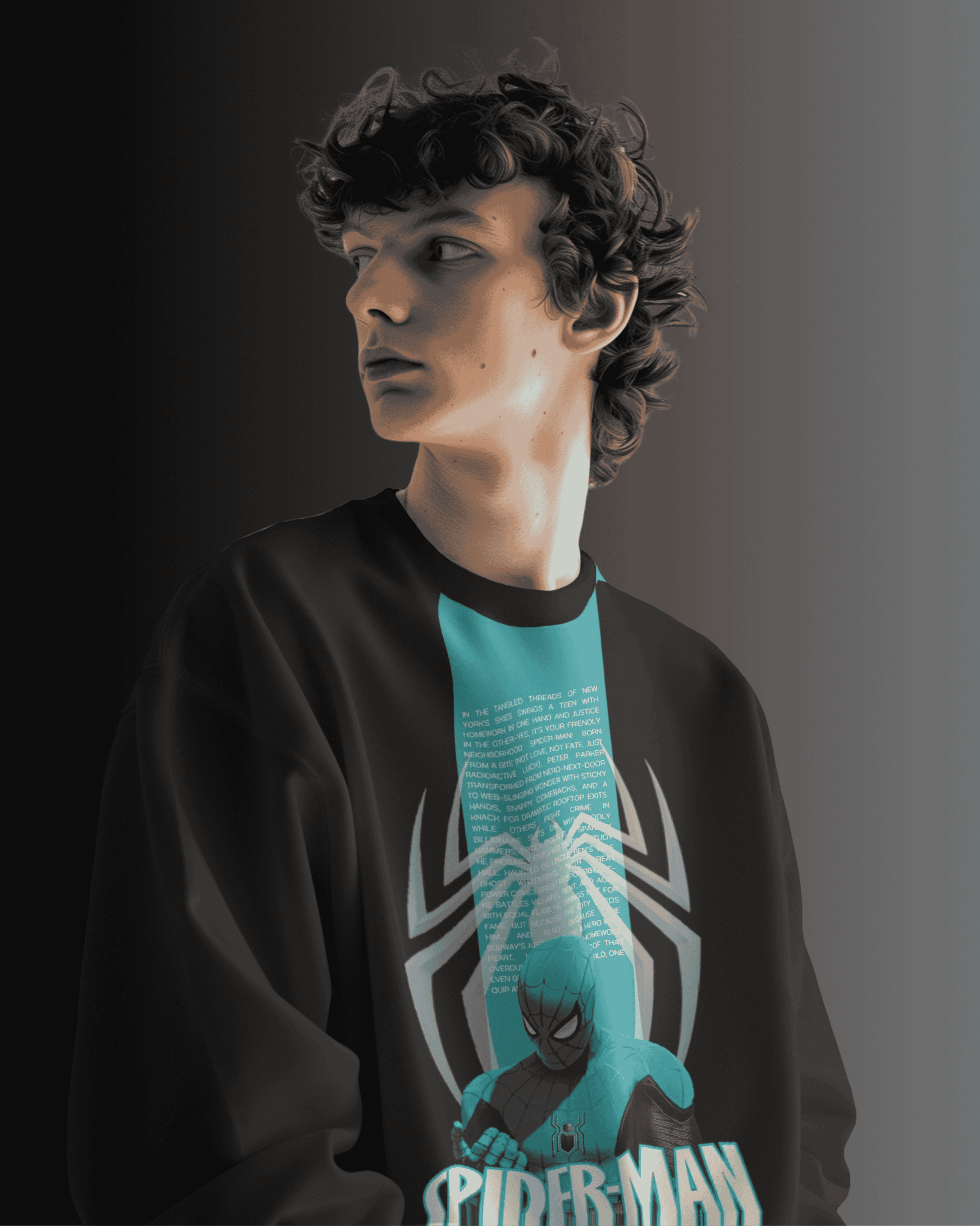 Spiderman legacy - Turquoise blue
