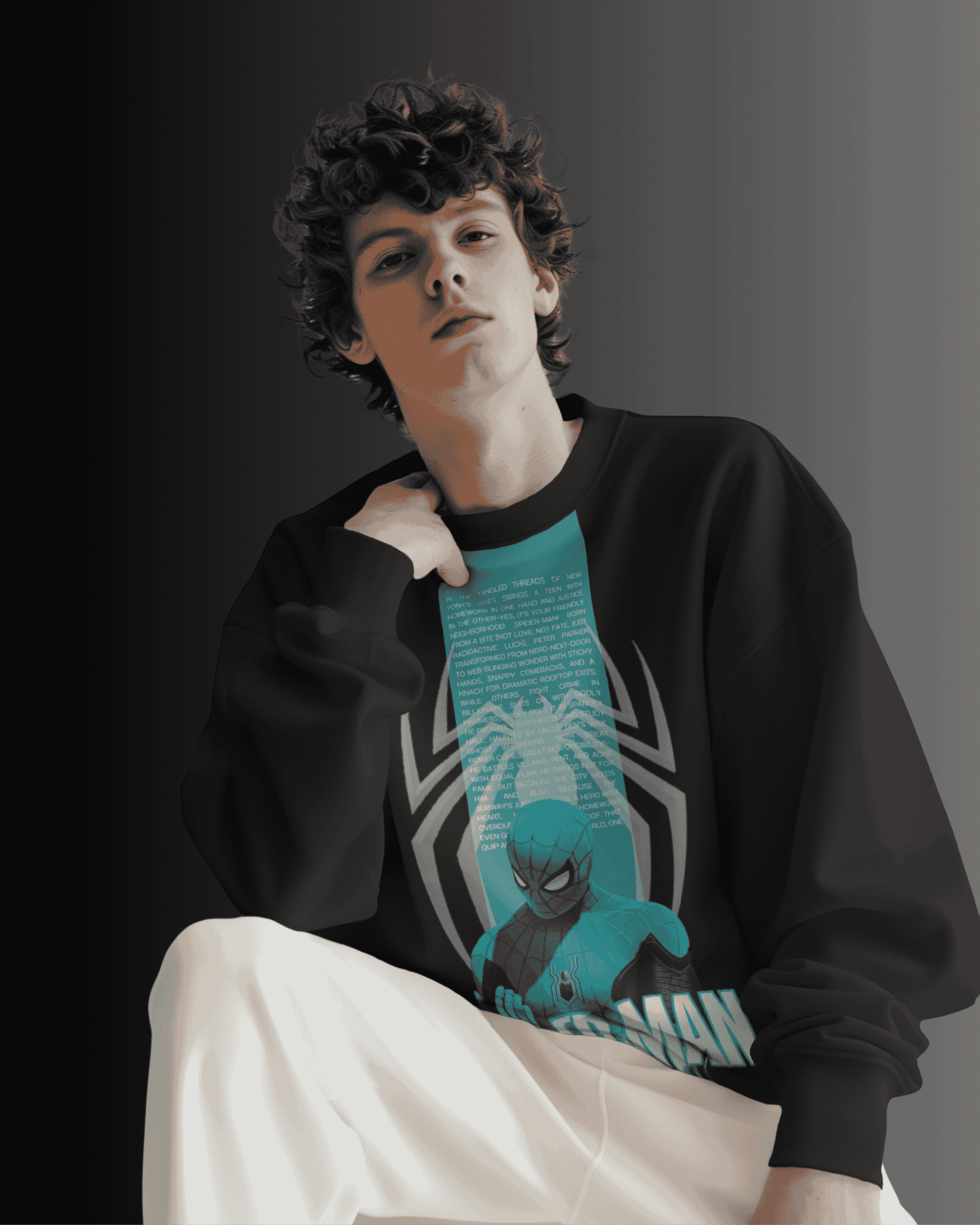 Spiderman legacy - Turquoise blue