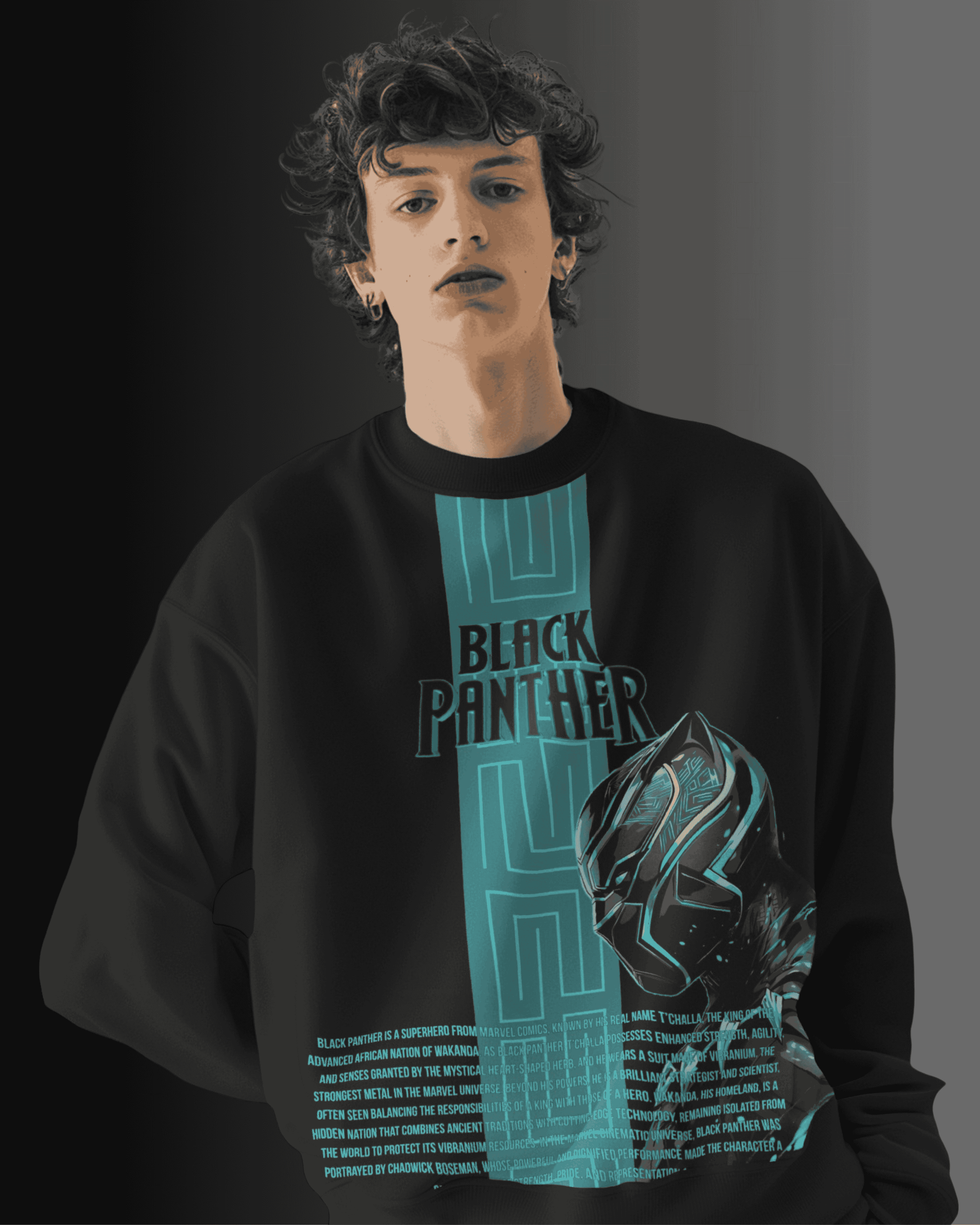 Black panther Legacy - Turquoise blue
