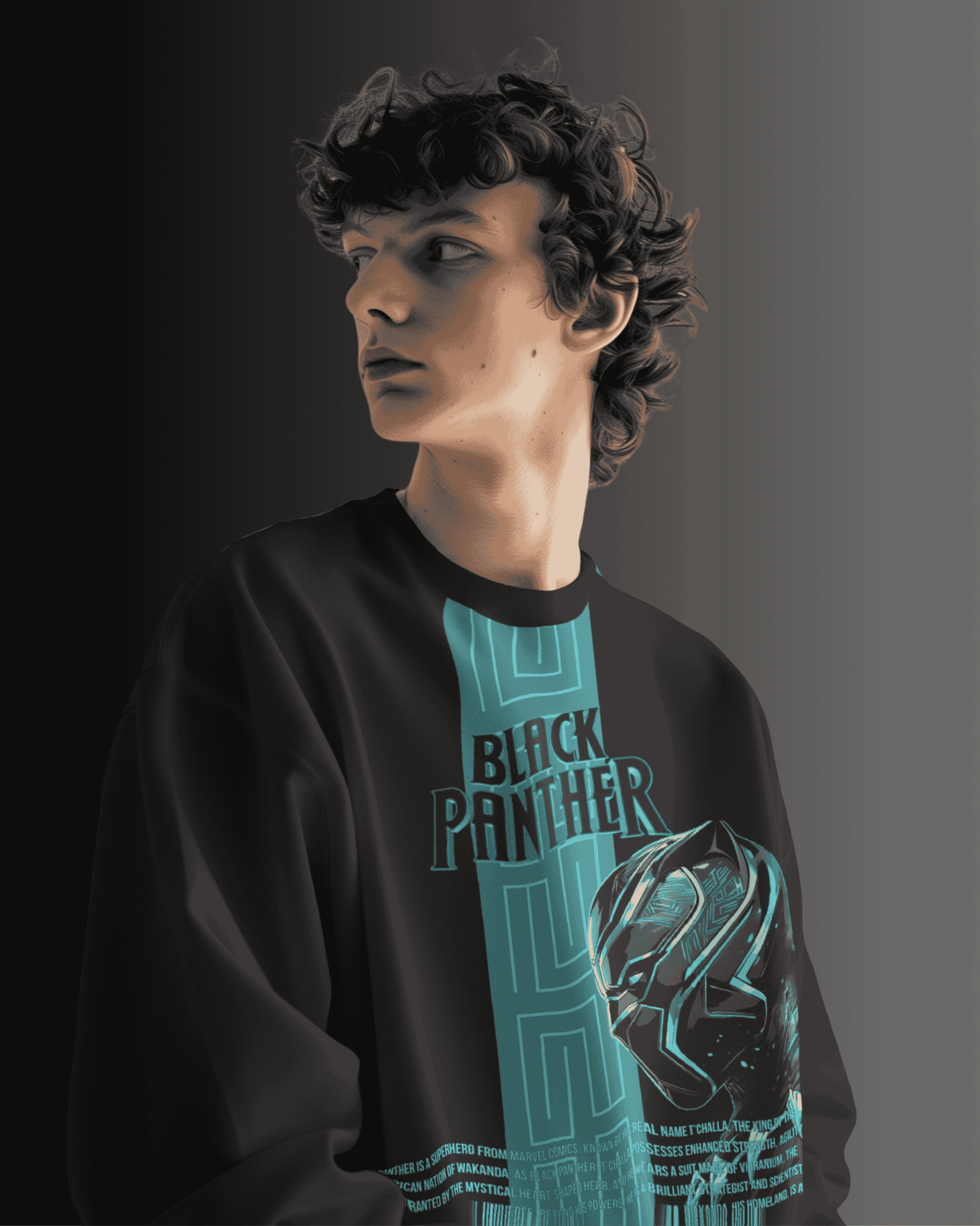 Black panther Legacy - Turquoise blue