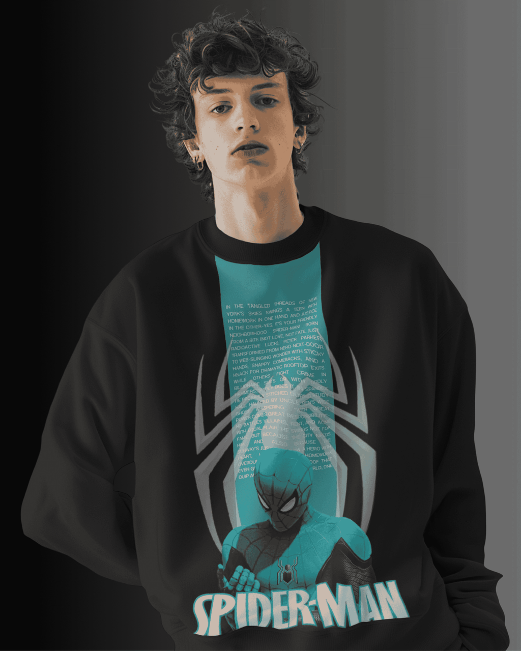 Spiderman legacy - Turquoise blue