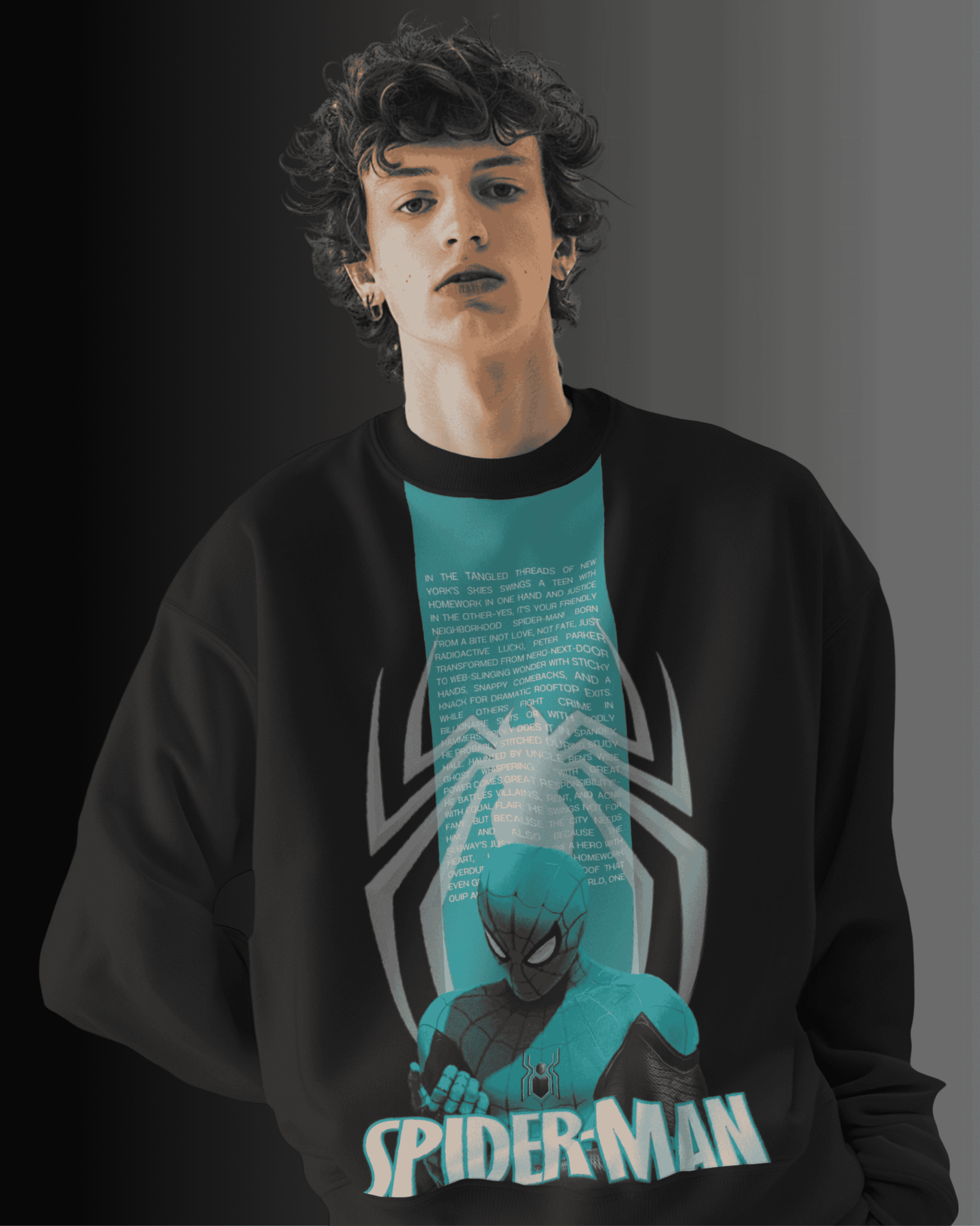 Spiderman legacy - Turquoise blue